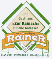 Gasthaus ,,Zur Kainach - Rainer
