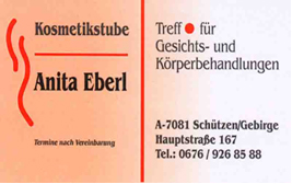 Kosmetikstube Anita Eberl