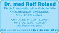 Dr. Med. Roland Reif
