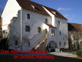 Das Abend Restaurant im Schloß Hartberg