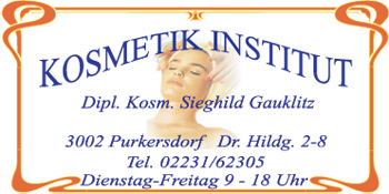 Kosmetik Institut   Dipl. Kosm. Sieghild Gauklitz