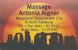 Massage Salzburg Antonia Aigner