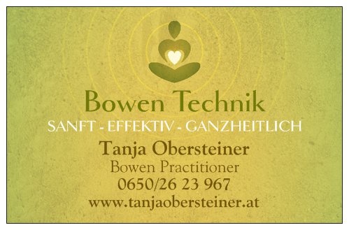TANJA OBERSTEINER - Bowen Technik